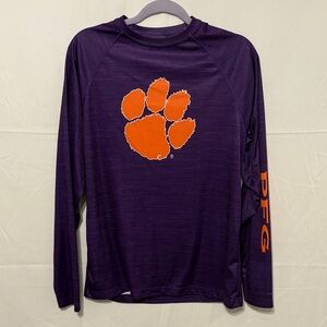 Columbia Purple and White Long Sleeve Shirt